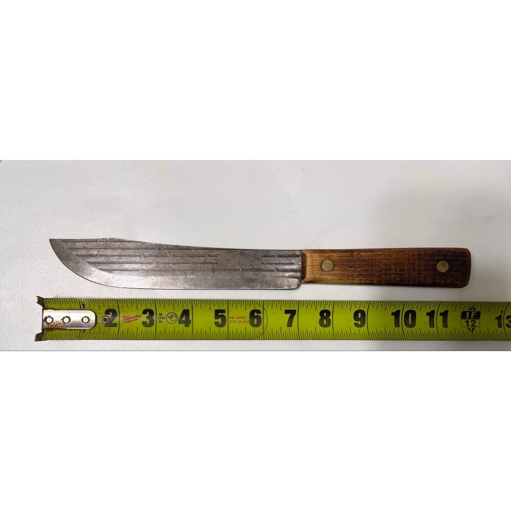 Old Hickory Ontario Knife Co. Tru Edge Cutlery USA Brass Rivets Full Tang - Picture 2 of 4